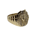 10k Pharaoh King ring NEW