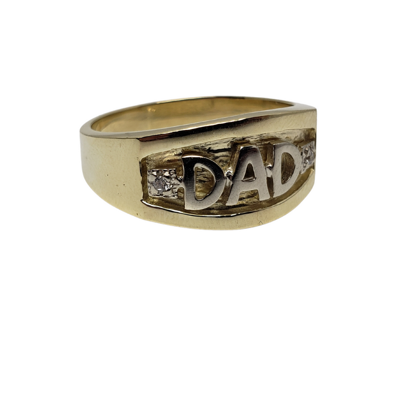 10K Dad  Gold Ring MAC-001