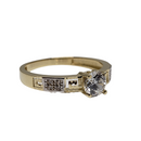 Bague Medussa en or 10k avec diamant NOUVEAU