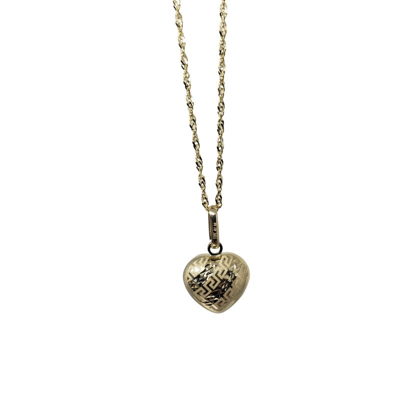 10k Heart Gold necklace