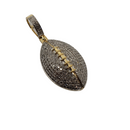 Foot-ball Pendant 1.07ct diamonds 10K Gold SP13416