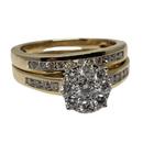 Diamant Bague 1.00ct Or jaune 14k SKR8821-100