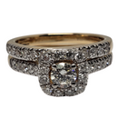 Diamant Bague 14ct Or jaune 14k SKR15450-100