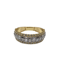 10k 1.75ct emraude banquettes diamond Ring NEW