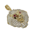 10k Panther Pendant yellow  gold LA-015