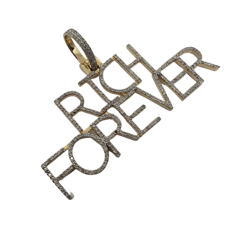 Rich For Ever 1.35ct diamonds 10k Gold