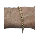 4mm 10k Torsade diamond cut