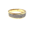 Diamant Bague  Or Jaune 10k SR 14357(7.2)