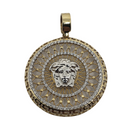 2 Tone medusa Yellow Gold 10K VP-030