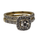 Diamant Bague 0.50ct Or jaune 10k SKR21810-50