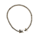 10k 0.73ct Diamonds Tennis Heart Shape Nouveau