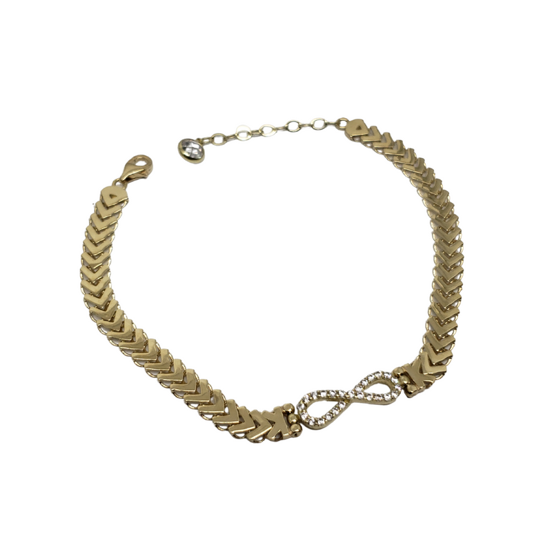 10k infinity love Bracelets MAB-227