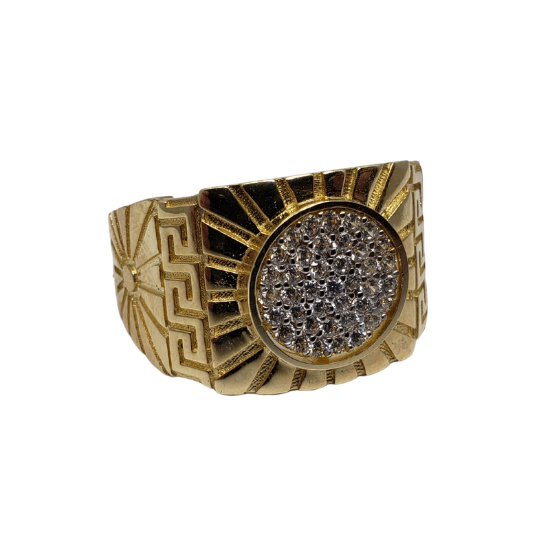 Lioni Gold Ring 10k for Men MR-094