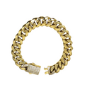 13mm Miami Cuban Yellow Gold