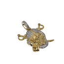 10k 1.10ct SI Diamond Double layered Memory Grand Round Pendant