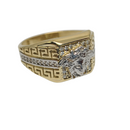 Gold 10k  Medussa Ring YYY-0010