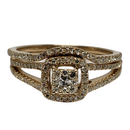 Diamant Bague  Or jaune 10k SR 11592