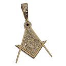 Iluminati 0.42ct Gold Pendant in 10k Gold SP 9937