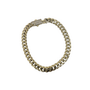 10k 8mm Cuban LInk Bracelet Lock Zirconia