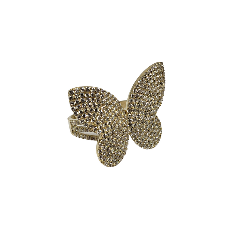 10k Butterfly Gold Ring