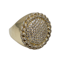 10k 2.00ct Diamonds Round Cuban Link Style