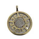 2 Tone medusa Yellow Gold 10K VP-031