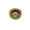 10k Greek Face Yellow Gold Ring