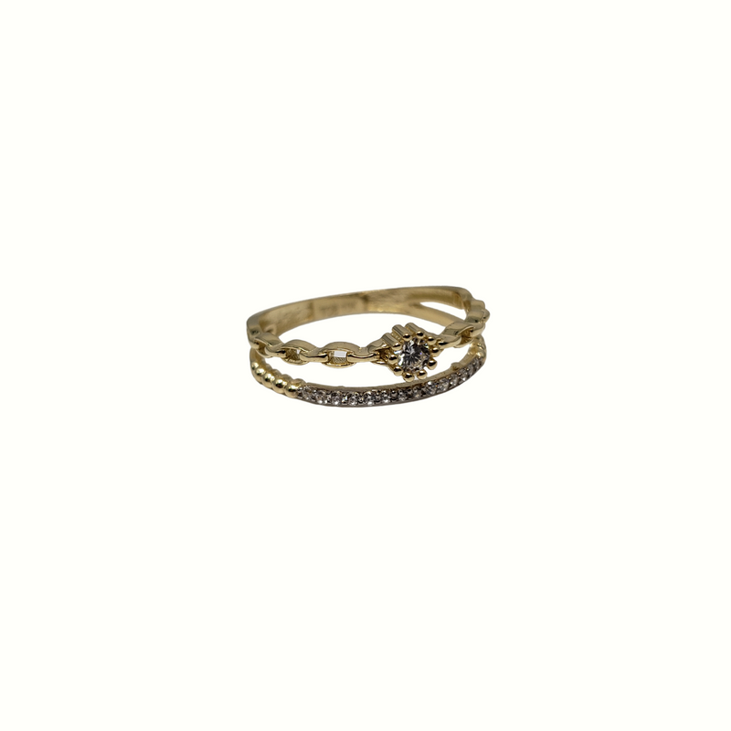 10k Gold Ring for Female MELS-070A