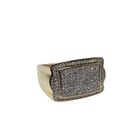10k 1.00CT Hiphopx4 Round Diamond Ring NEW