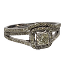 Diamant Bague  Or blac 10k SR 11592-WG 