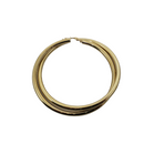 10k Extra Large Round Earrings