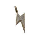 10k Lightning Pendant 0.55ct Diamonds NEW