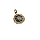 10k Medussa Gold Pendant NEW