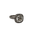 14k Ring 1.58ct Center Round Stone + 0.75ct Diamonds NEW