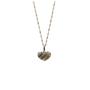 10k Singapour chain +  Heart medusa 3tons 10k Gold