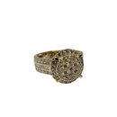 10k 2.21CT Hiphop Round Diamond Ring NEW