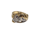 Bague 14k 0,35ct diamant cheval