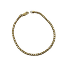 10k 3.5mm Ice chain Bracelet 2 tons New