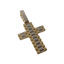 10k 1.12ct diamond Cross Rolly Style