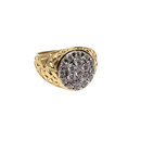 10k 0.72ct + 0.09ct Yellow Gold Engagement Ring