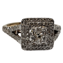 Diamant Bague 0.62ct Or jaune 10k SR 10670