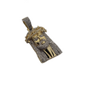 Jésus 1.08ct de diamants Or 10k NOUVEAU