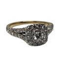 Diamond Ring 1.00ct in 14k Yellow and White Gold SKR19551-100