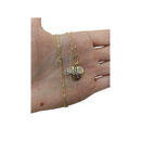 Singapour Chaine avec Cœur 10K NW-006