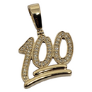 100 0.31ct Pendentif en or 10k SP 10768 A