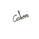 CUSTOM CAREN 0.50CT SI  DIAMOND NAME 10K GOLD SOLID