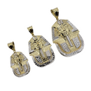 2 Tone Buddha Pendant 10k Yellow Gold MP-046