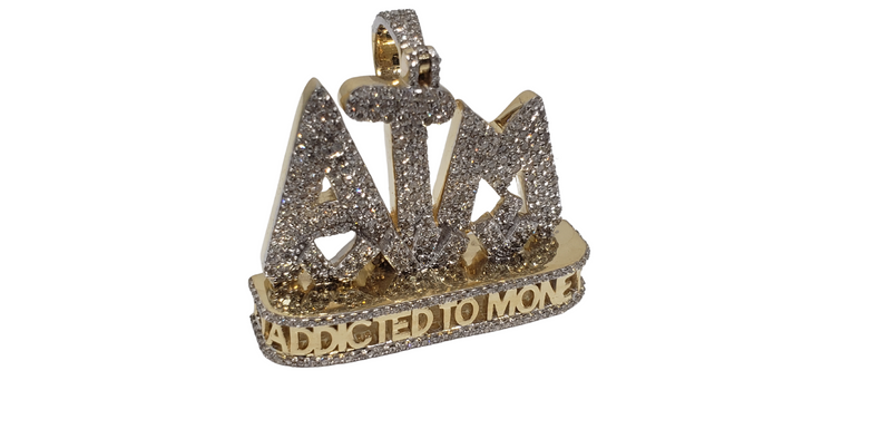 ATM Addicted to Money 2.00ct Diamonds 10k Gold CSP-17188