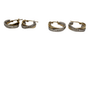 10K 2 tons  Gold medusa Earring