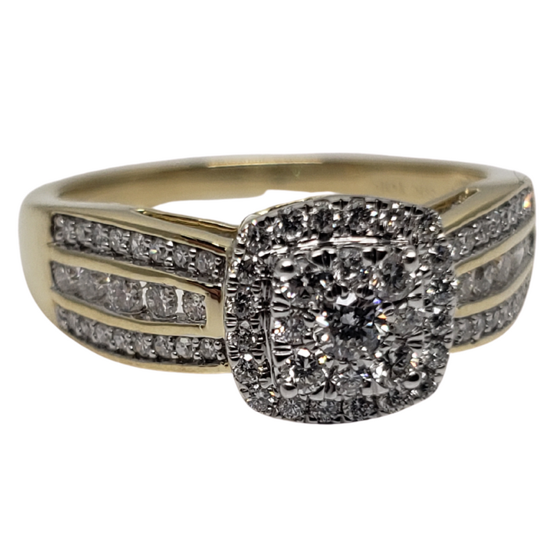 Diamond Ring 0.50ct in 10k Yellow Gold SKR23758-50